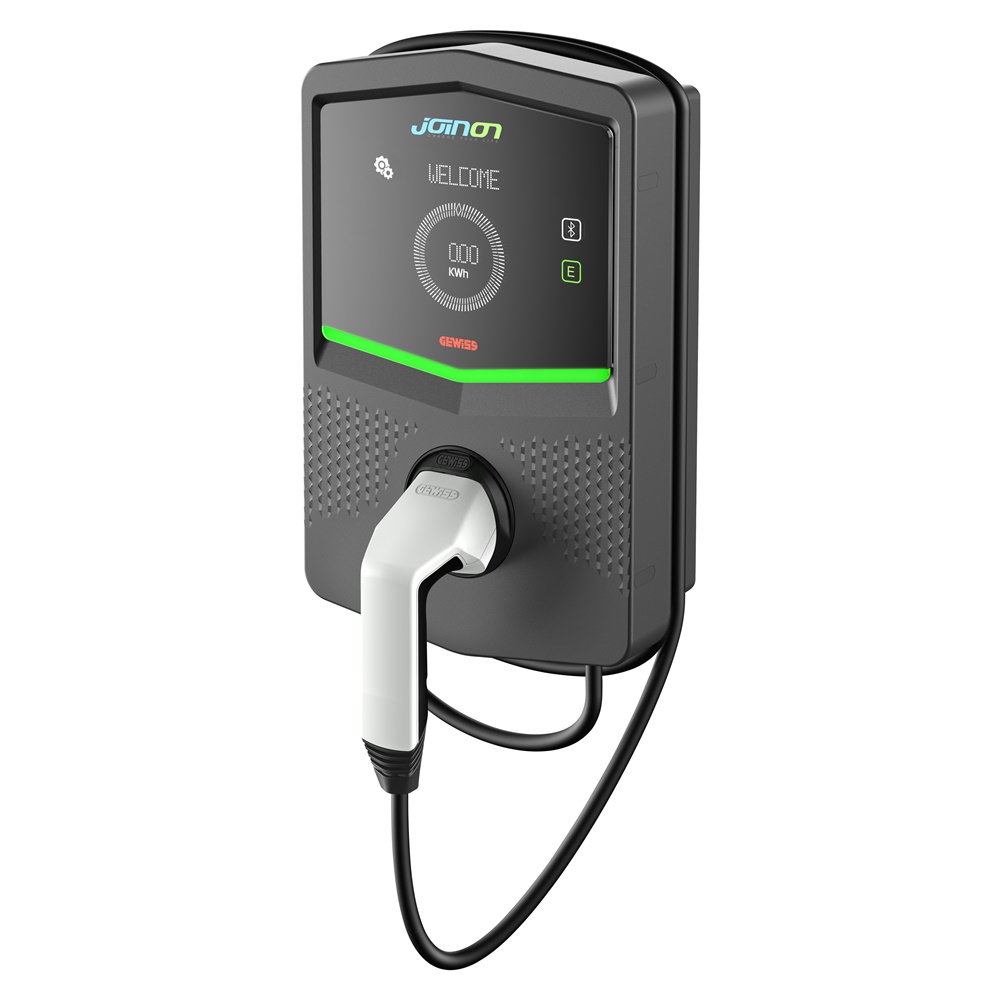 WALL BOX I-CON PREMIUM - STAZIONE DI RICARICA DA PARETE - AUTOSTART DLM + BLUETOOTH - TIPO 2 MOBILE CON CAVO - 11 KW - IP55