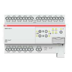 Attuatore combinato 16 canali 6A per controllo carichi elettrici domotica residenziale e commerciale