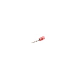 Capocorda rinforzato rosso punta piatta 18x2 mm per impianti elettrici