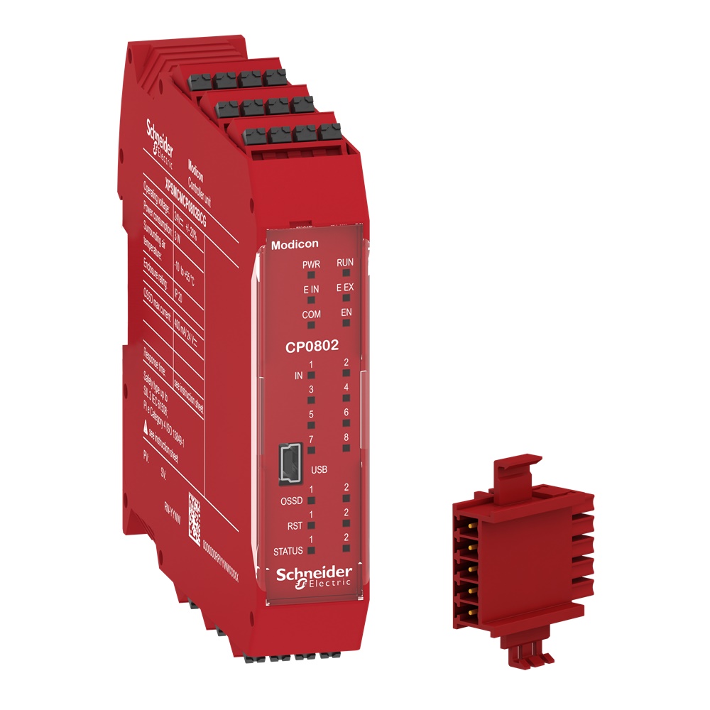 Modulo configurabile modulare di sicurezza 8DI 2DO m.vmolla