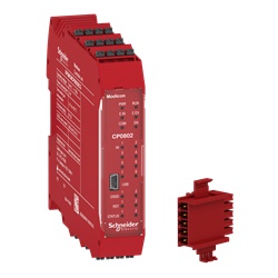 Modulo configurabile modulare di sicurezza 8DI 2DO m.vmolla