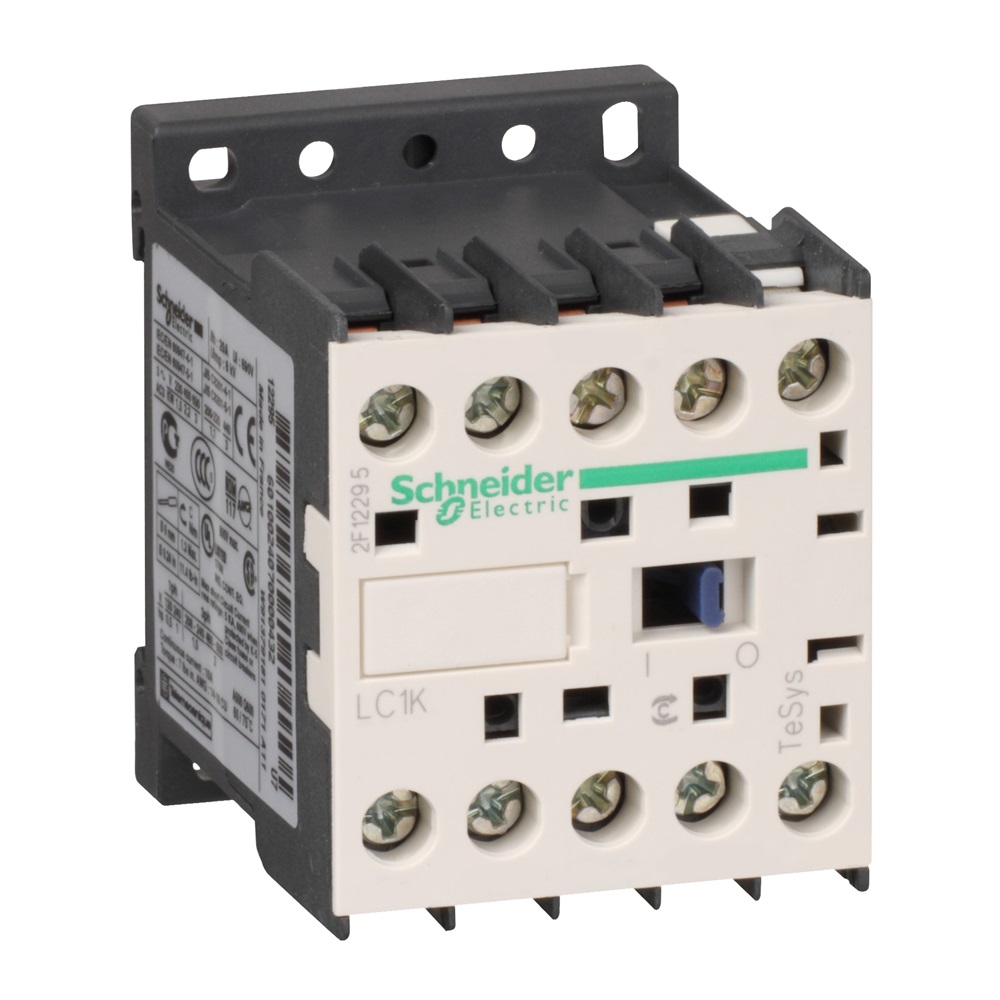 Contattore Tesys K - 3P - AC-3 <= 440 V 6 A - 1 NC aux. - 400...415 V AC coil