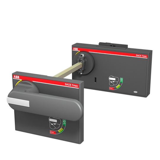 Maniglia rotativa comando interruttore RHE XT7 leva regolabile 500 mm con dispositivo blocco e sblocco porta per applicazioni industriali