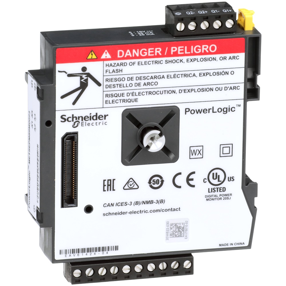 Modulo I/O analogici 4 ingressi 2 uscite compatibile PowerLogic PM8000 ION7400 ION9000