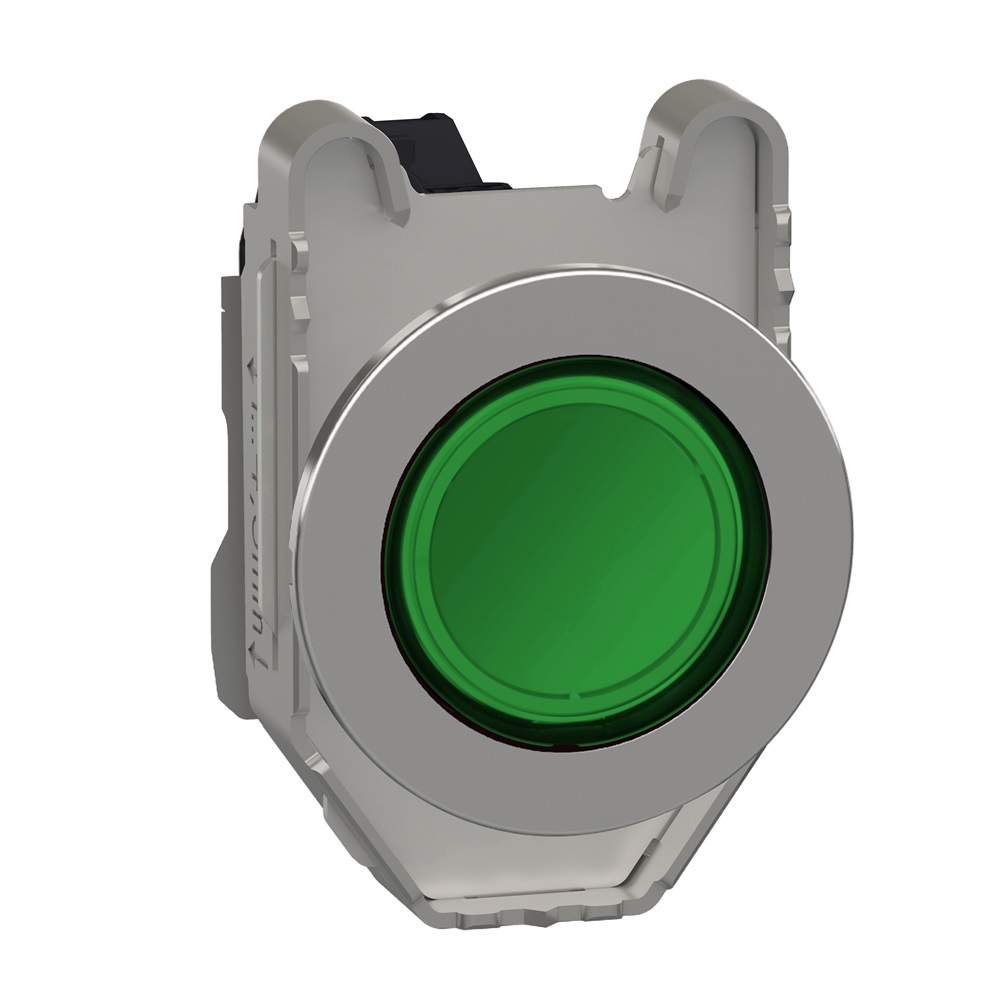 Lampada spia verde filopannello  LED universale 24VAC/DC- Ø30