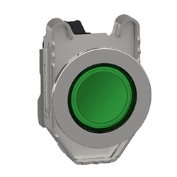 Lampada spia verde filopannello  LED universale 24VAC/DC- Ø30