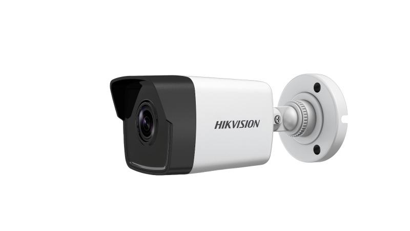 Telecamera bullet IP 4MP ottica fissa 4mm per sorveglianza esterna con visione notturna e PoE