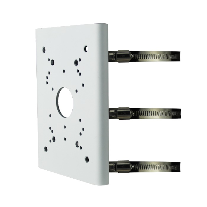 Staffa a palo per junction box esterno diametro palo 103-127 mm montaggio sicuro