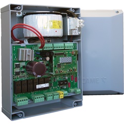 Quadro comando multifunzioni 24V per cancelli battenti con display programmazione e autodiagnosi
