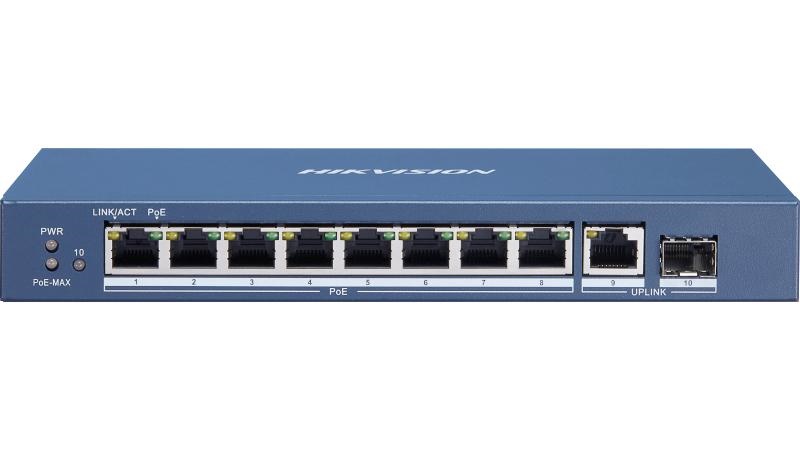 DS-3E0510P-E/M SWITCH GIGAB UNMAN 8