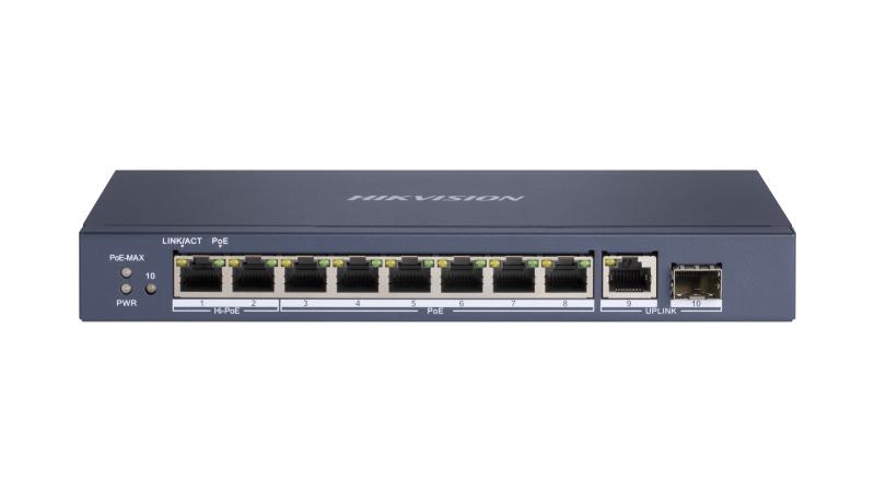 DS-3E0510HP-E SWITCH GIGABIT UNMAN