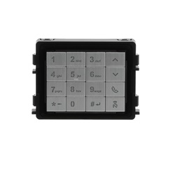 Modulo tastiera alluminio robusto per sistemi controllo elettrico professionale