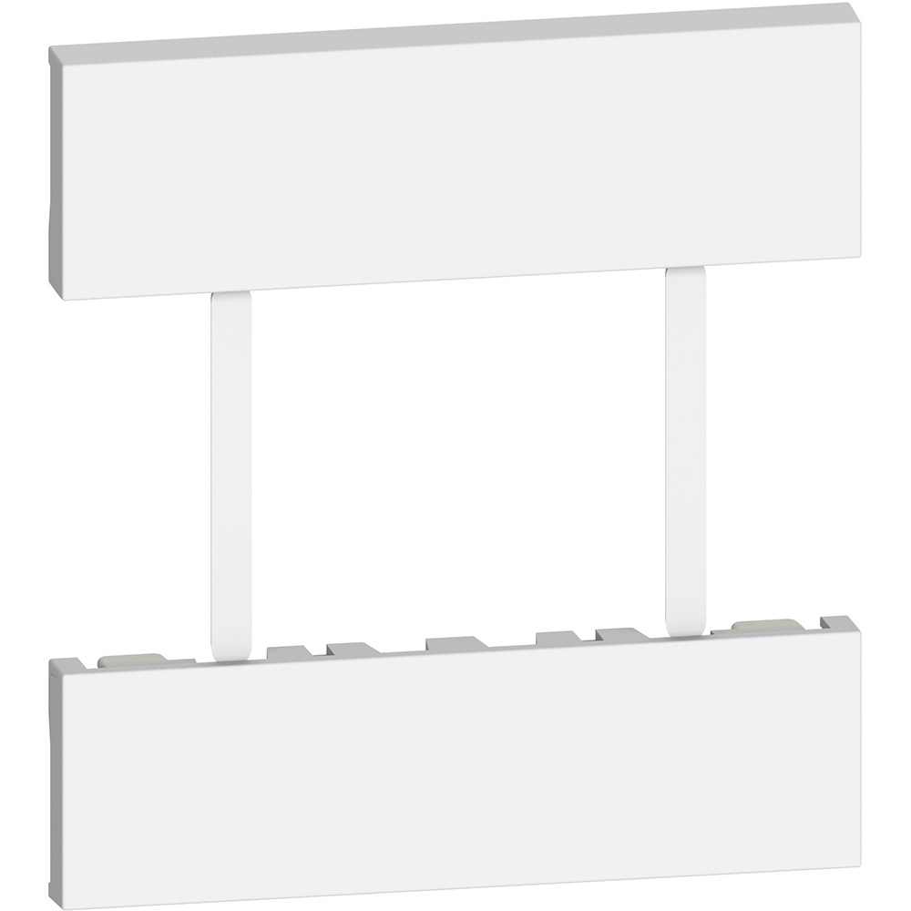 Cover presa elettrica 3 moduli bianco per installazioni standard