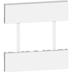 Cover presa elettrica 3 moduli bianco per installazioni standard