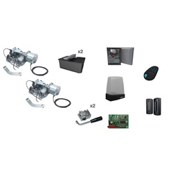 KIT INTERRATO FROG 3,5M 24V DOPPIO MOTORE PER ANTE FINO 400KG