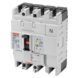 Interruttore scatolato MSXD 125A 3P+N 25kA magnetotermico distribuzione potenza