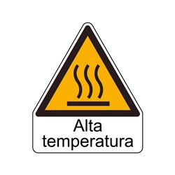 Etichetta avvertimento WST-TSW formato standard segnalazione rischi impianti macchinari