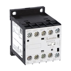 Contattore ausiliario 3NA 1NC bobina 24V AC 50-60Hz per comando elettrico