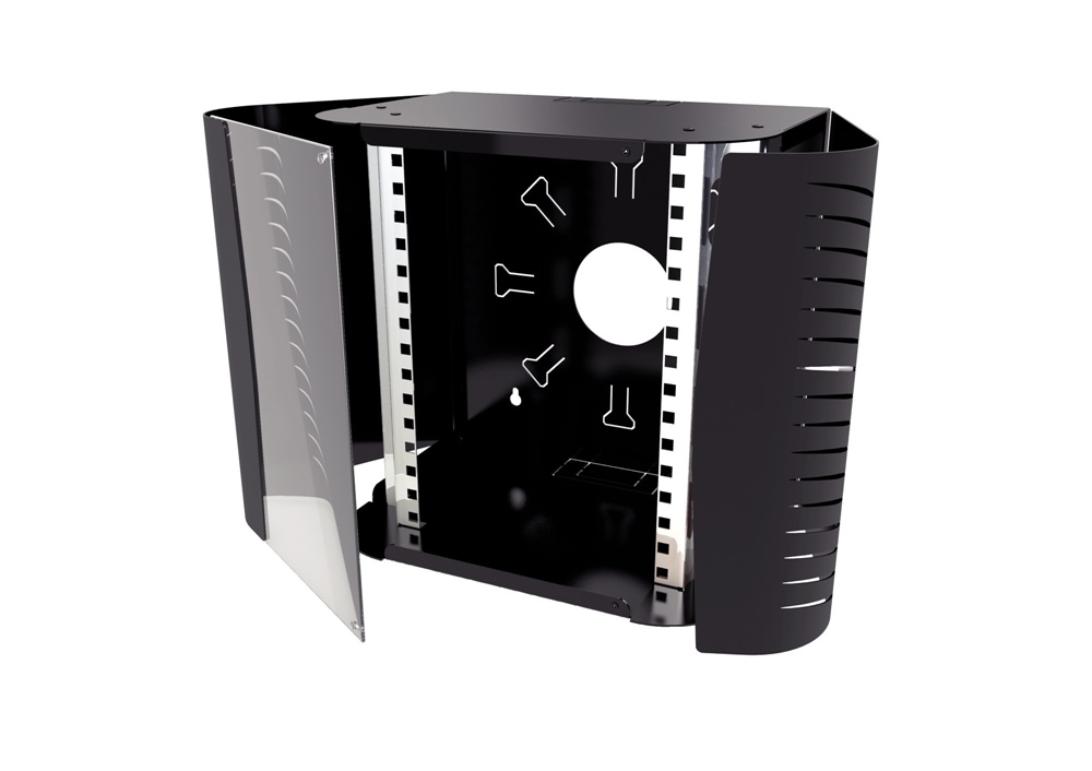 ARMADIO RACK 8U 123C 365X365X265 N