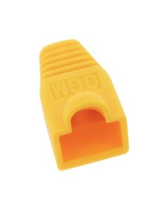 COVER GOMMA X RJ45 GIALLO (10PZ)
