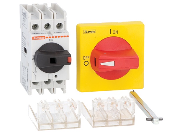 SEZ. 3P 25A+ASTA 300MM+MANIG.+COPRI