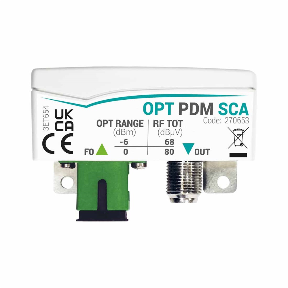 Presa ottica passiva SC miniaturizzata per impianti FTTH residenziali