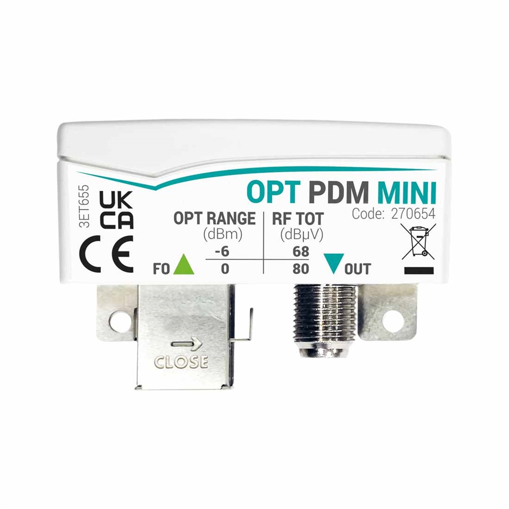 Presa ottica passiva miniaturizzata FTTH senza alimentazione