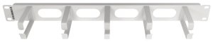 GUIDA CABLES LYRES 19P 1U GRIS