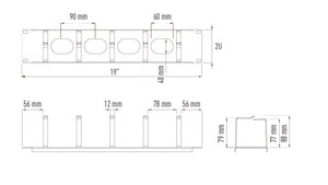 PASSACAVI NERO 2U 19