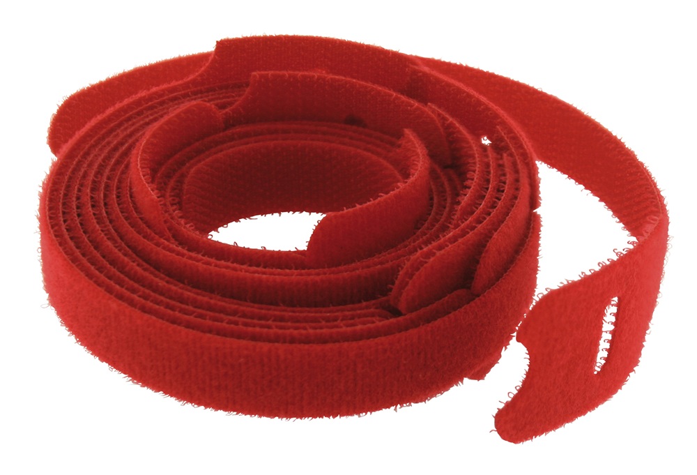 FASCETTE VELCRO BTBW200 ROSSE(10PZ)