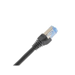 PATCH CORD C6A 10G S/FTP 1MT NERO