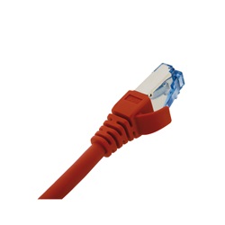 PATCH CORD C6A 10G S/FTP 1MT ROSSO