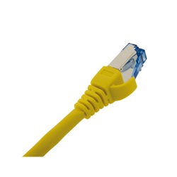 PATCH CORD C6A 10G S/FTP 1MT GIALLO