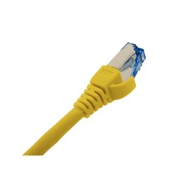 PATCH CORD C6A 10G S/FTP 1MT GIALLO