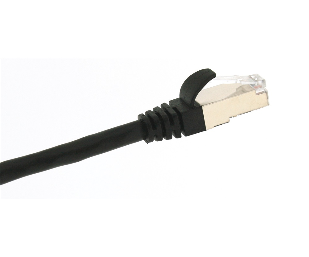 PATCH CORD C6 0,3MT FTP PVC NERO