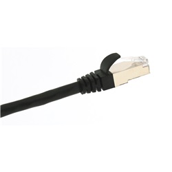 PATCH CORD C6 0,3MT FTP PVC NERO