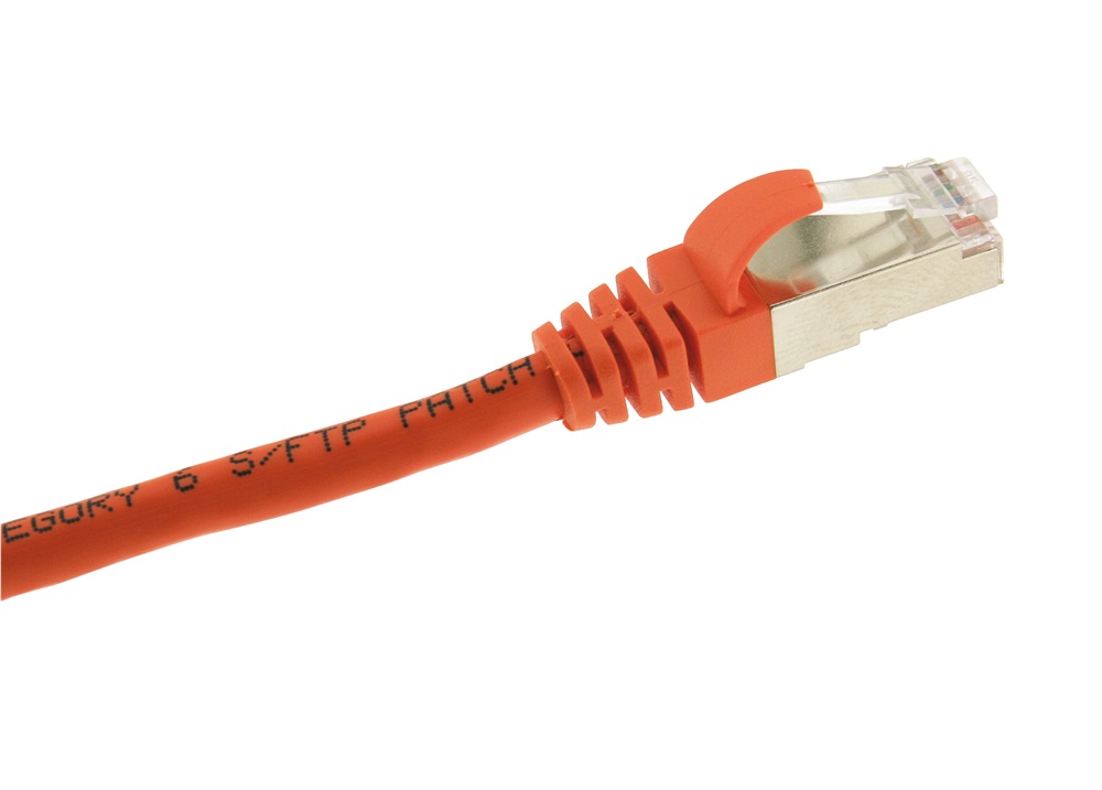 PATCH CAT6 SFTP 0,5MT ARANCIONE