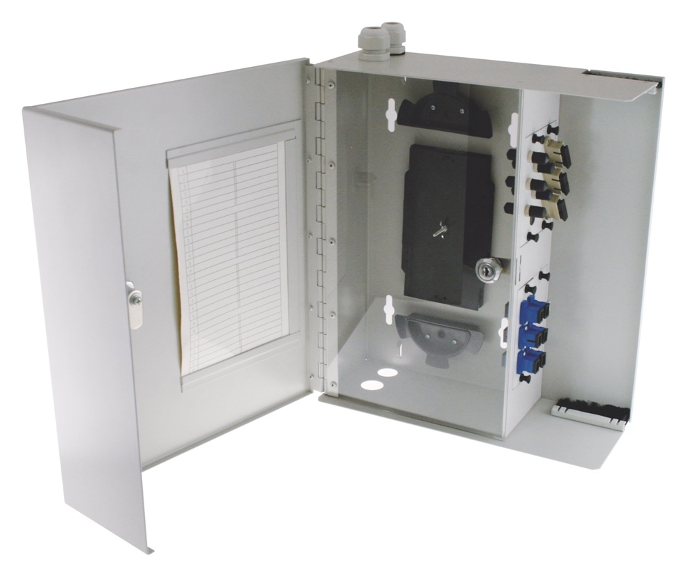 Box ottico parete 64 fibre IP20 metallo modulare COFOPTIC