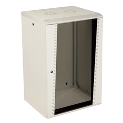 Armadio rack 18U 500mm bianco RAL9010 IP20 pavimento