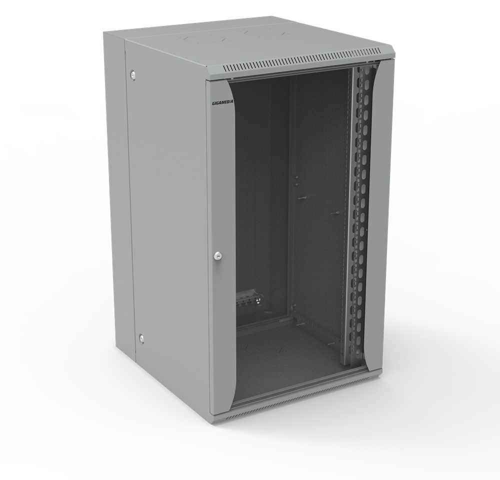 Armadio rack 19 GIGABOX 21U 600x650 mm IP20 grigio