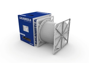 CAT6 U/UTP LSZHFR CCA AWG24 305 GR
