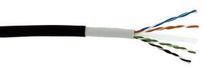 CAVO CAT6 UTP IN/OUT PE NERO 100M