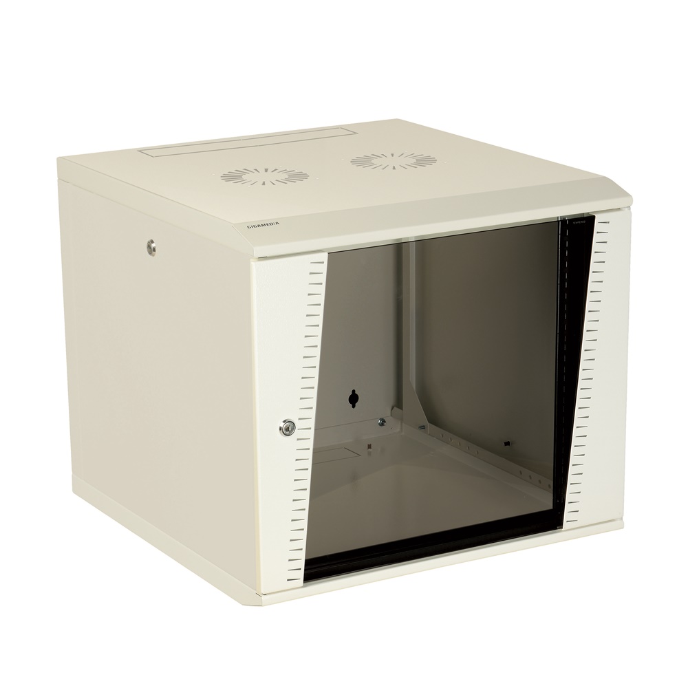 Armadio rack 19 9U bianco RAL 9010 600mm profondità IP20