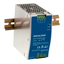 Alimentatore industriale 240W 48V 5A guida DIN automazione