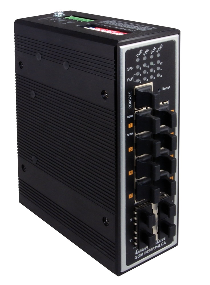 SWITCH IND MGD POE 8 PORTE GIGA