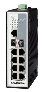SWITCH IND MGD 8P 10/100