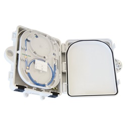 Terminale di testa BOX 2 porte SC-SPX/LC-DPX IP65 plastica