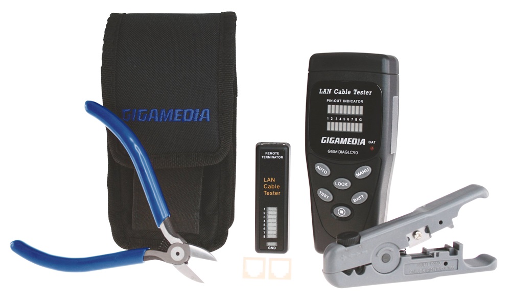 KIT CON TEST E TOOL PER CABLAGGIO