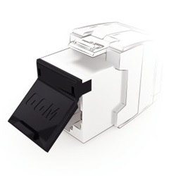 PARAPOLVERE NERO PER PRESE RJ45 NKJ