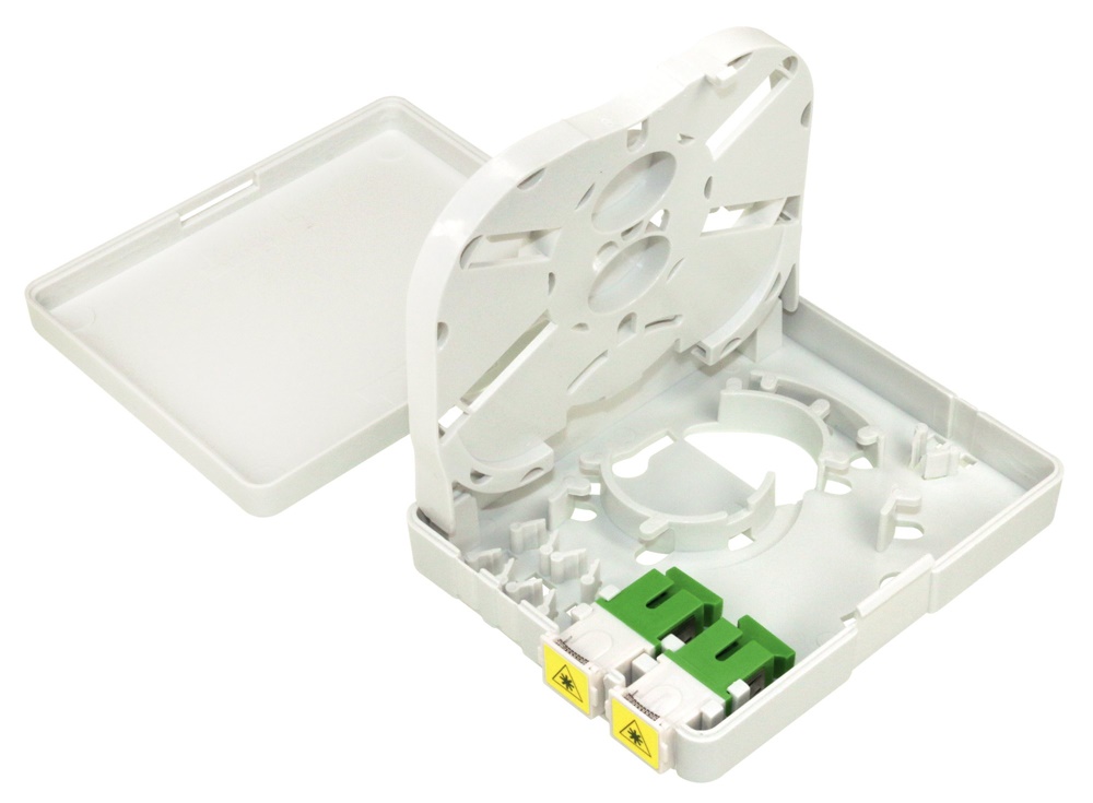 PR.OTTICA SC/APC SIMPLEX con chiusura per cablaggio fibra ottica